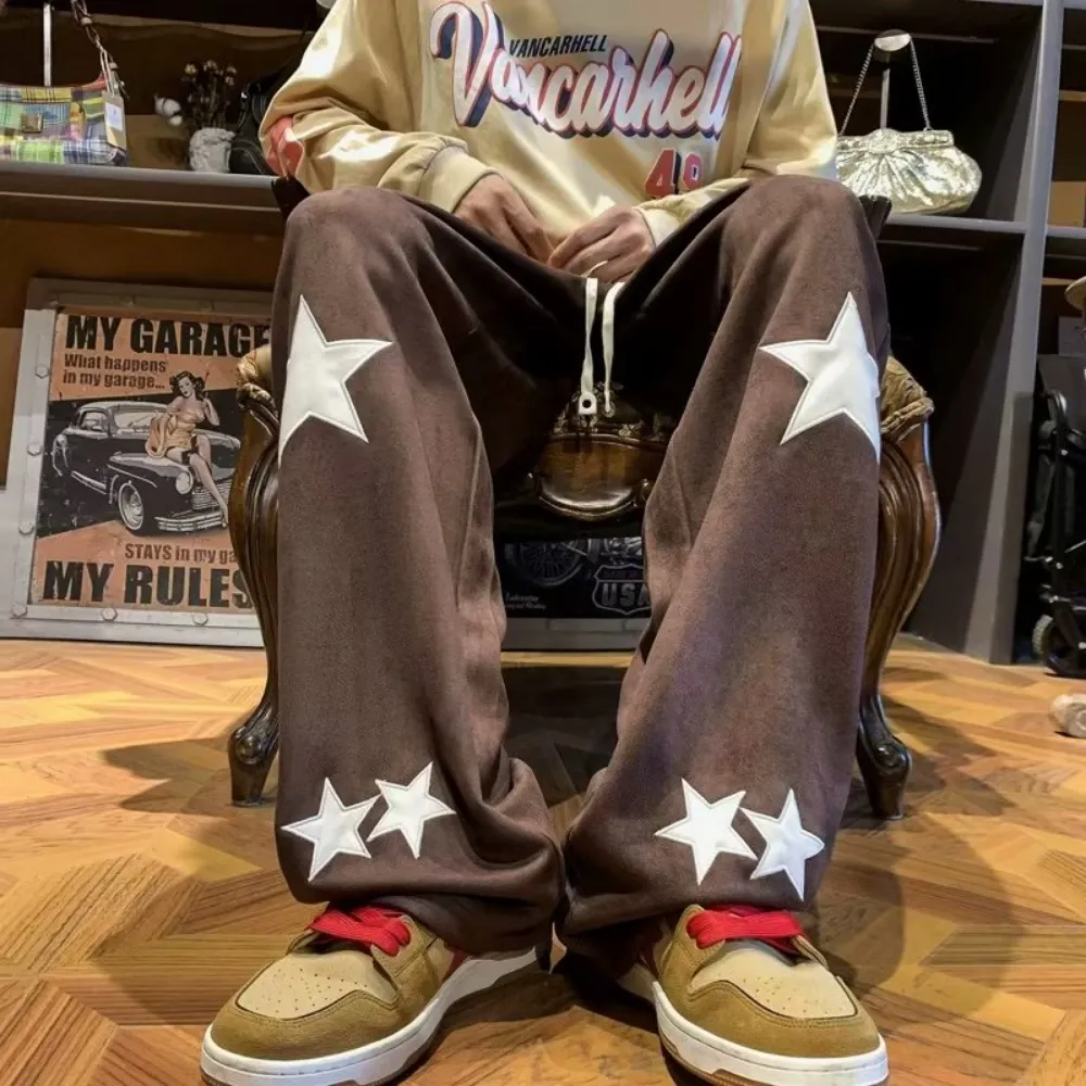 ⚡ Retro Pentagram Slim Sweatpants