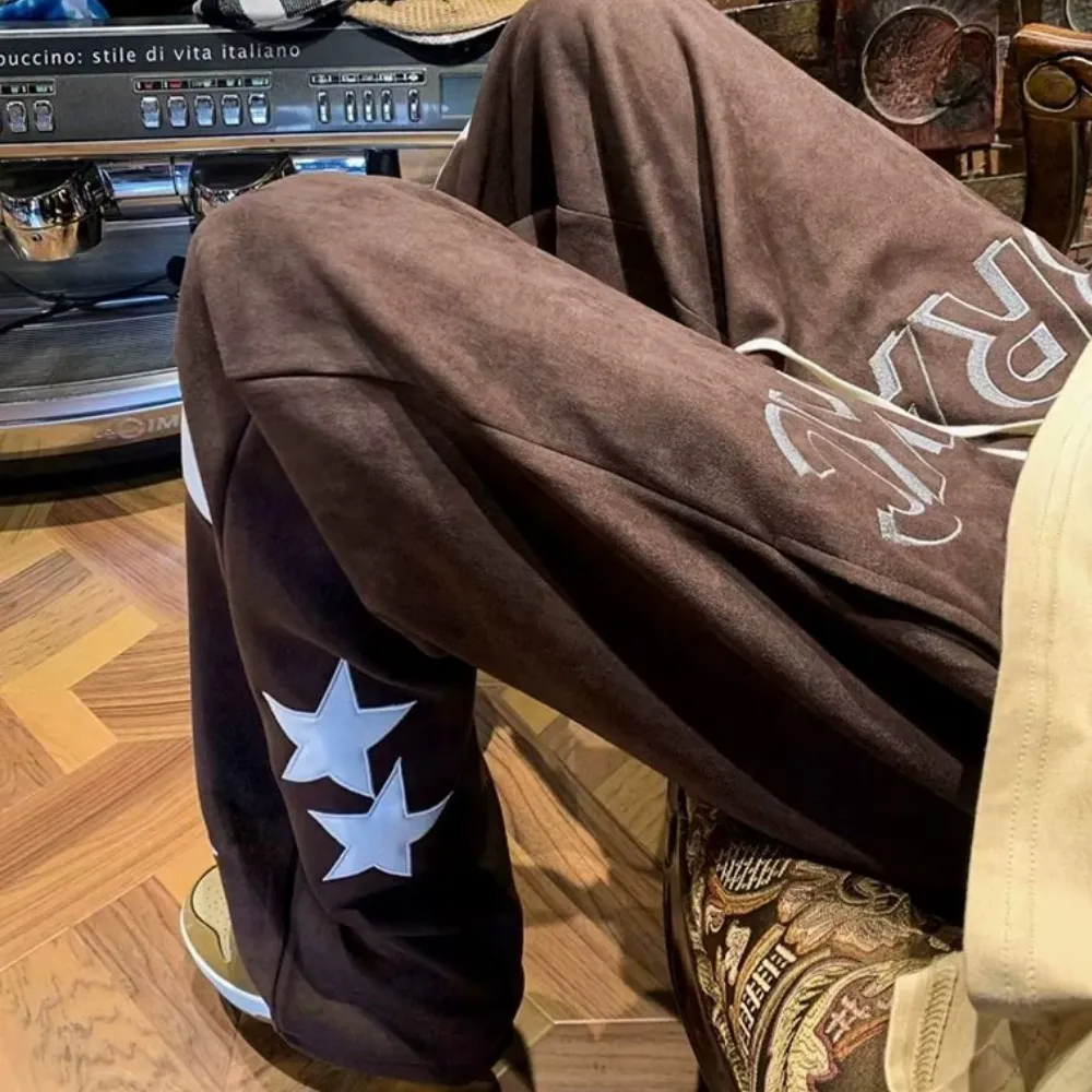 ⚡ Retro Pentagram Slim Sweatpants