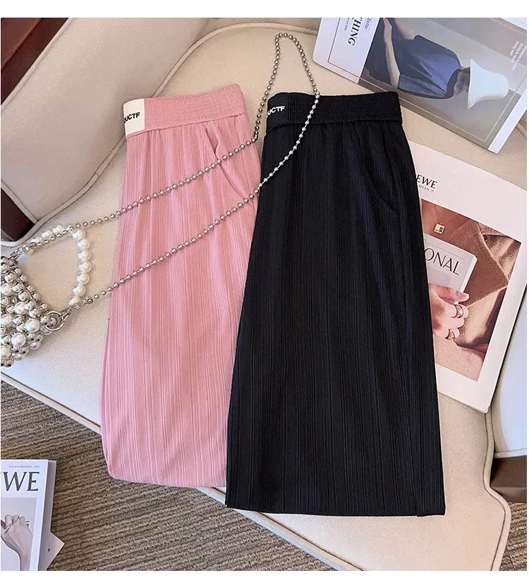 150Kg Plus Size Loose Straight Leg High