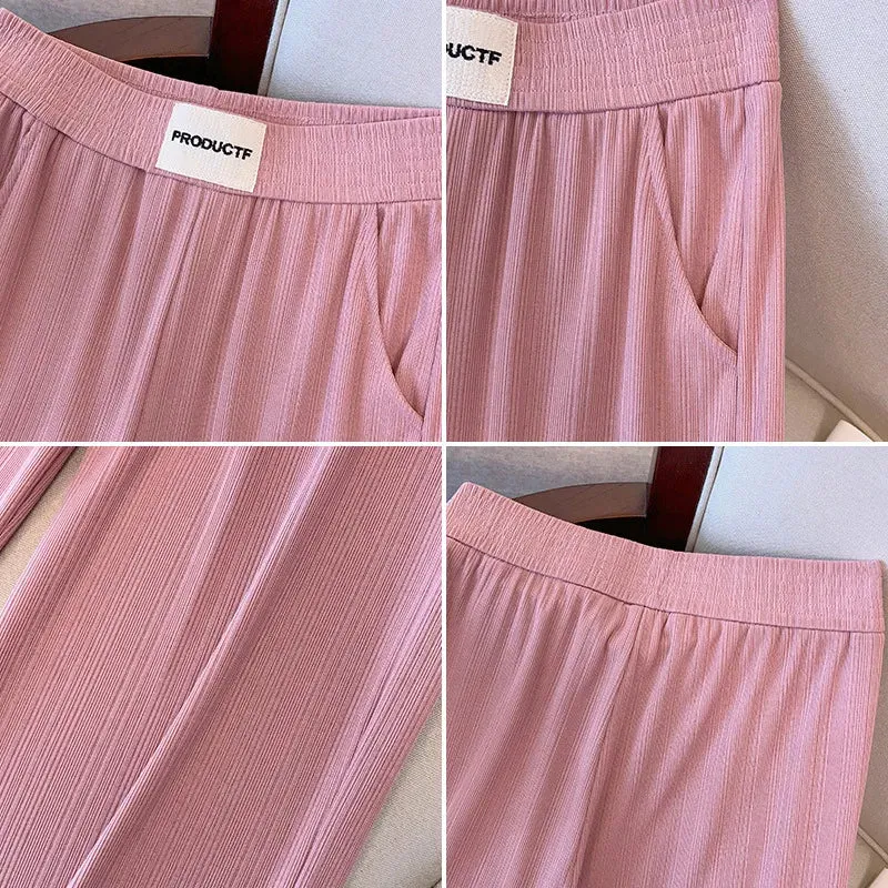 150Kg Plus Size Loose Straight Leg High