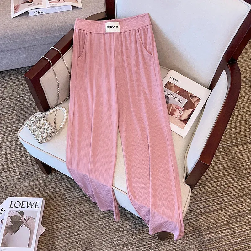 150Kg Plus Size Loose Straight Leg High