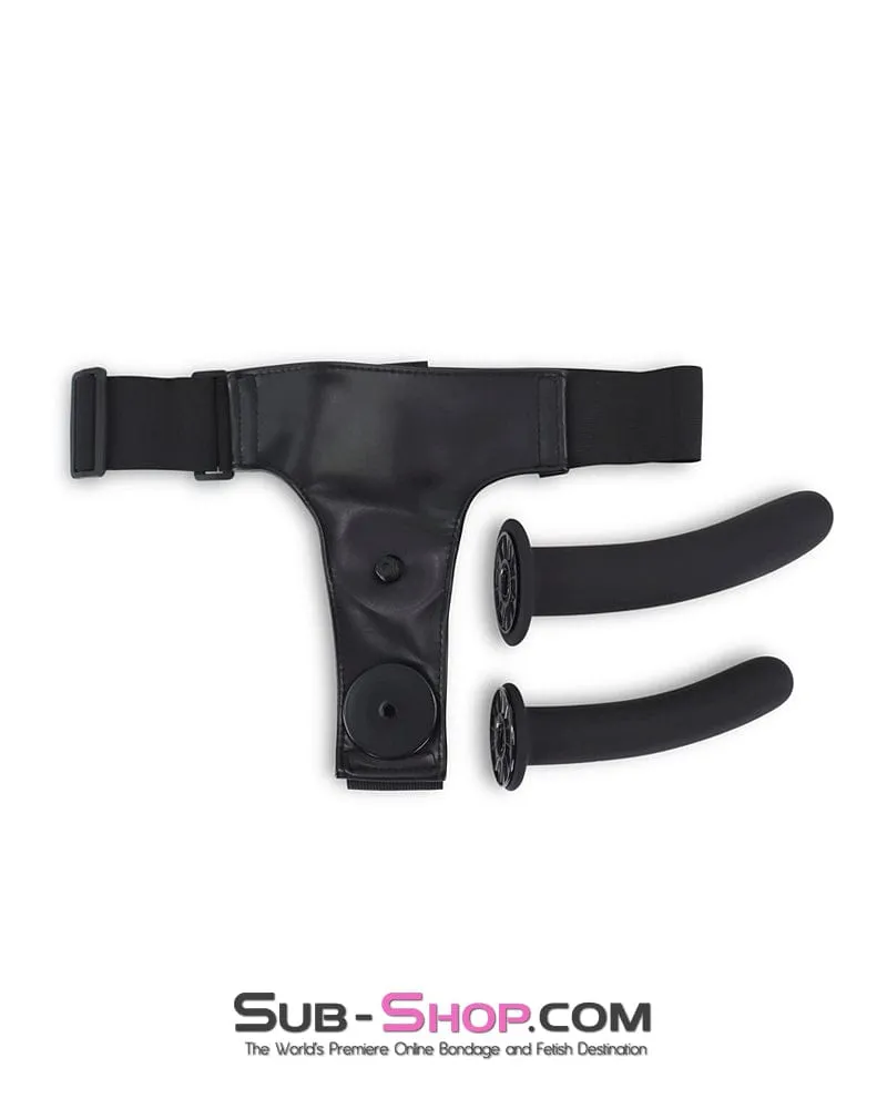 1733DL      Strap-On Realistic Dildo Harness with Inside Dildo