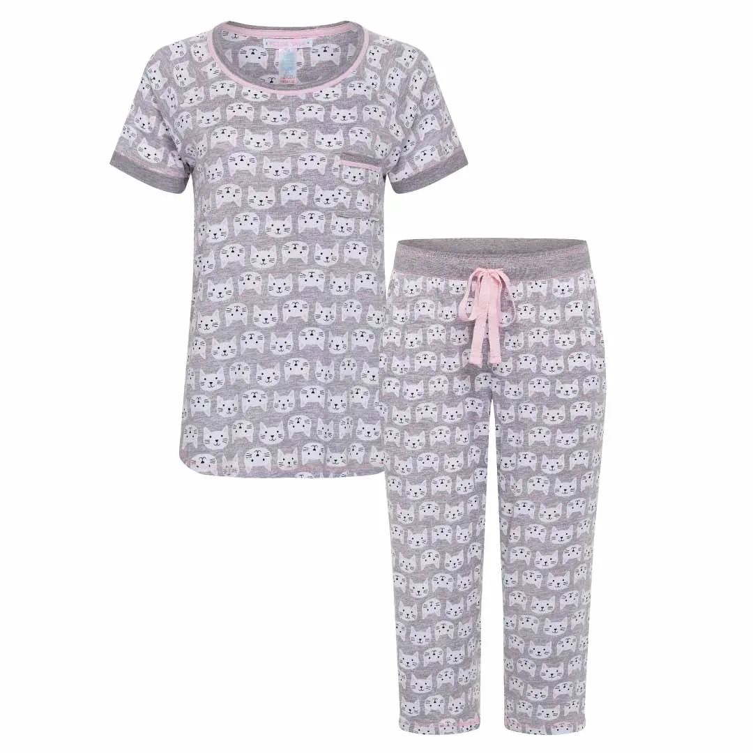 2 Pack Polysuede Yummy Butter Soft Capri Set