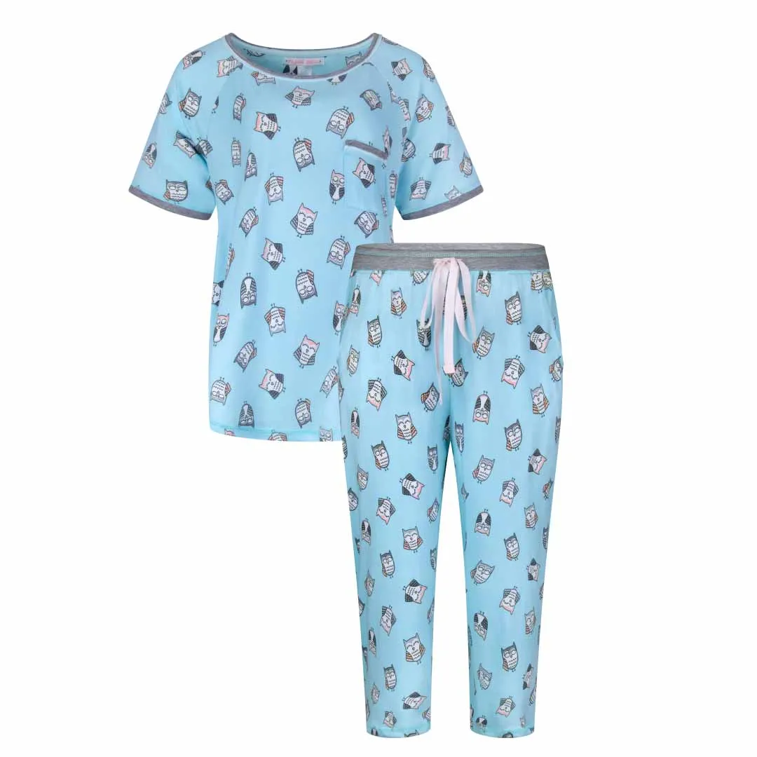 2 Pack Polysuede Yummy Butter Soft Capri Set