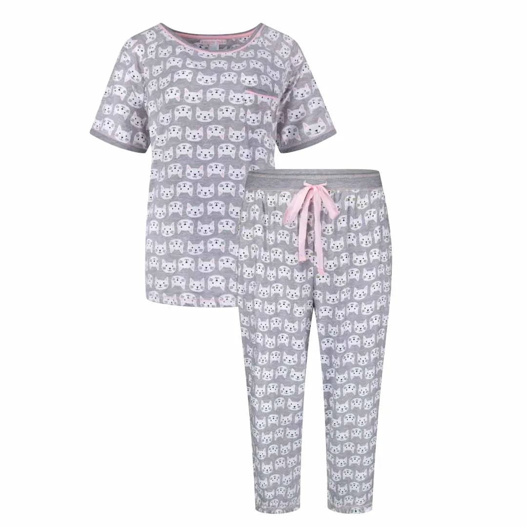 2 Pack Polysuede Yummy Butter Soft Capri Set