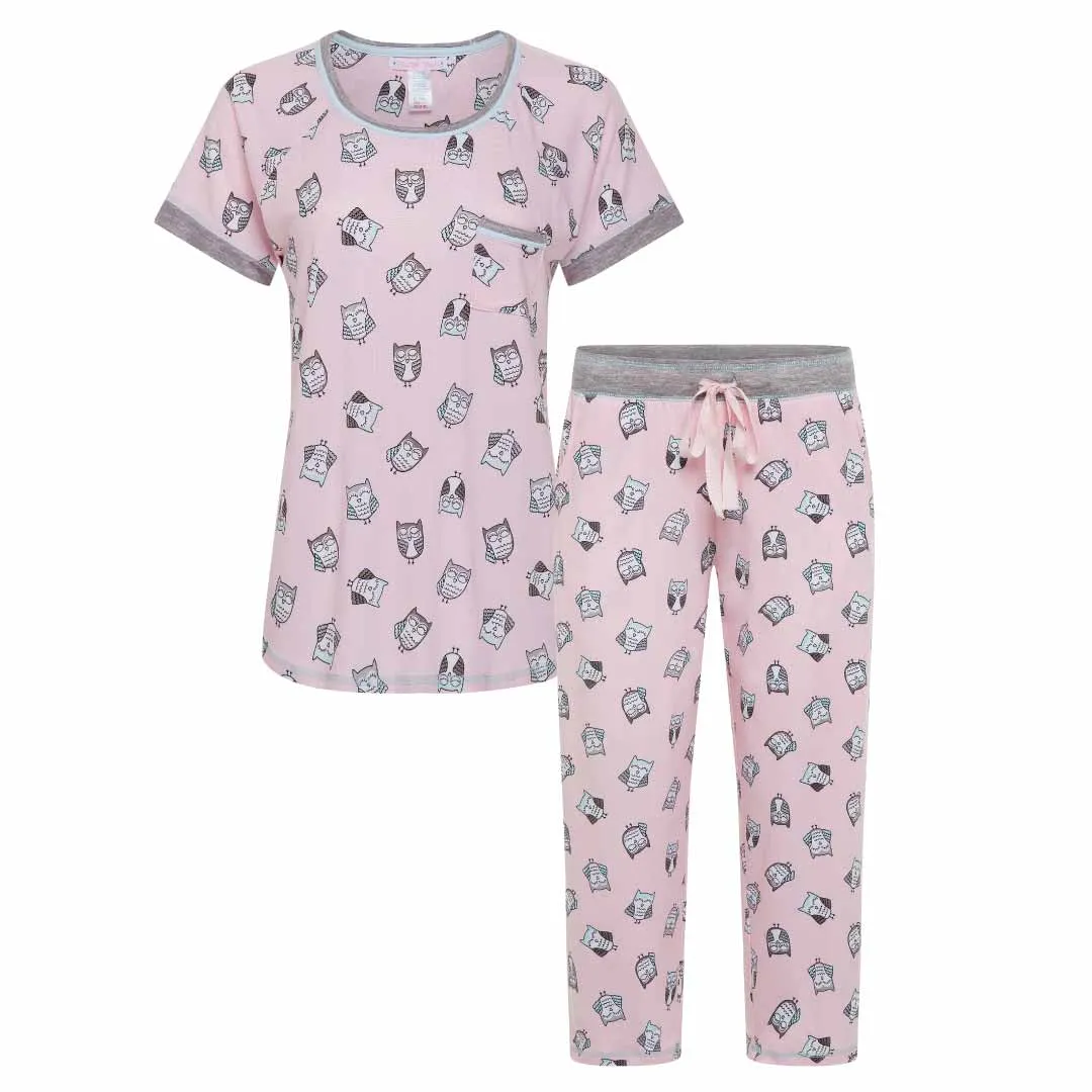 2 Pack Polysuede Yummy Butter Soft Capri Set