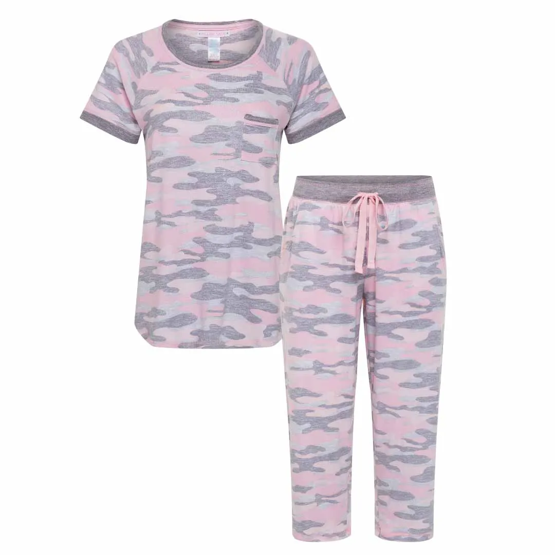 2 Pack Polysuede Yummy Butter Soft Capri Set