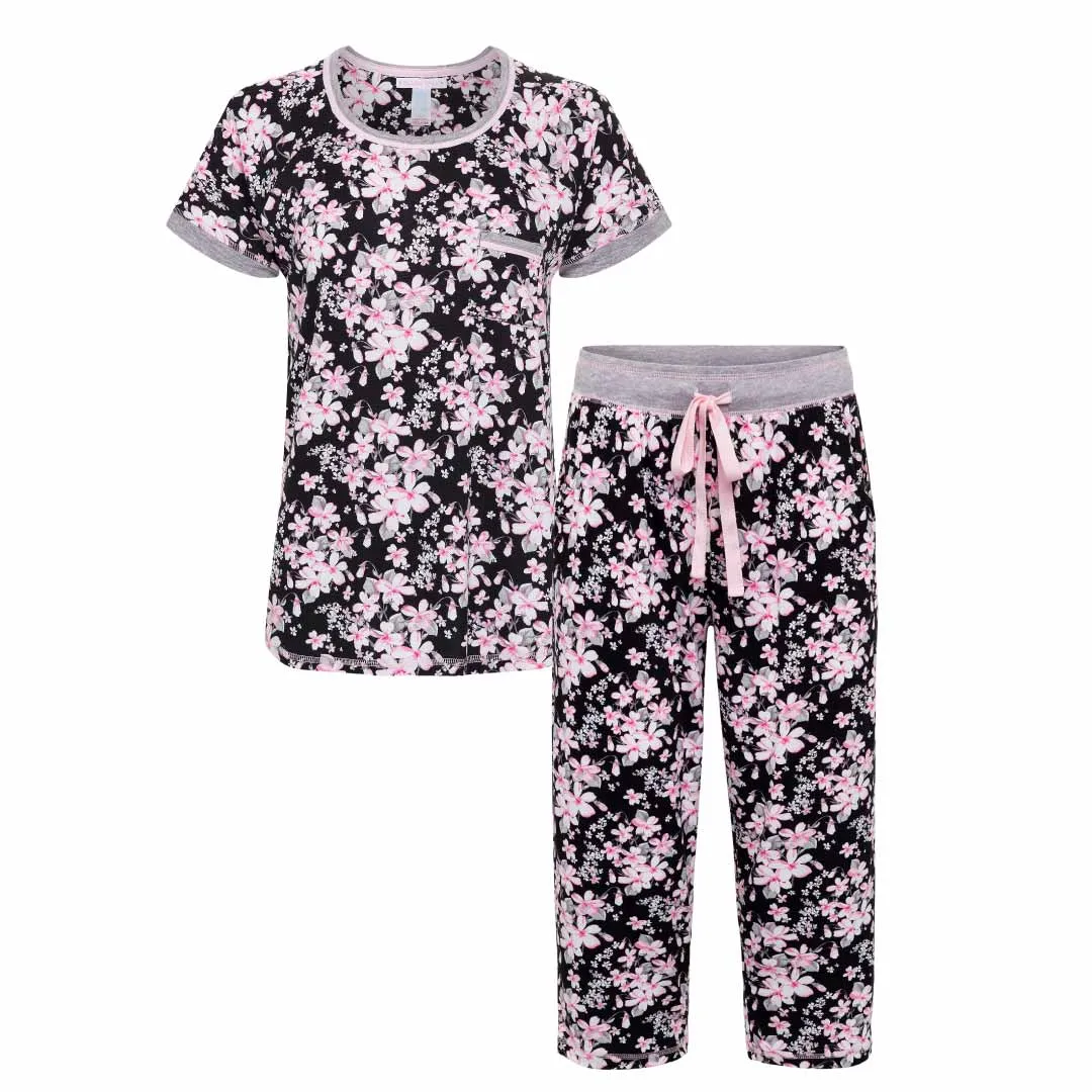 2 Pack Polysuede Yummy Butter Soft Capri Set