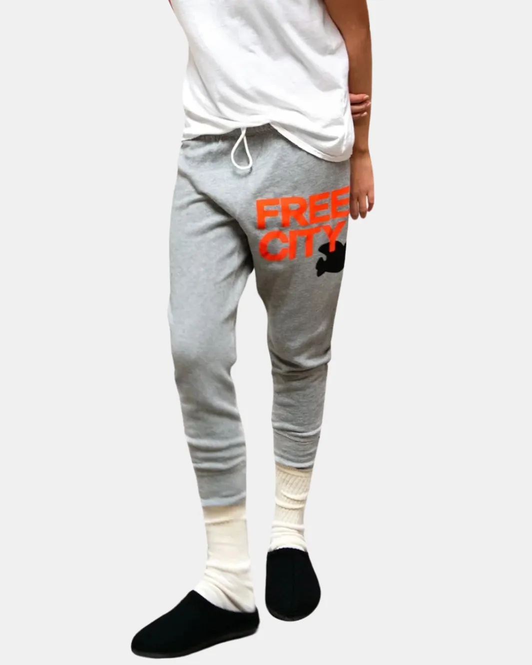 3/4 SWEATPANTS IN HEATHER ELECTRIC