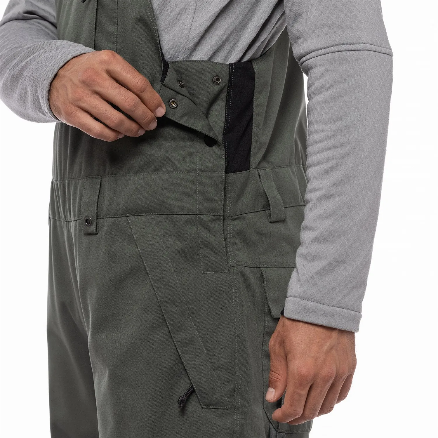 686 Hot lap Insulated Bib Pants Mens Charcoal