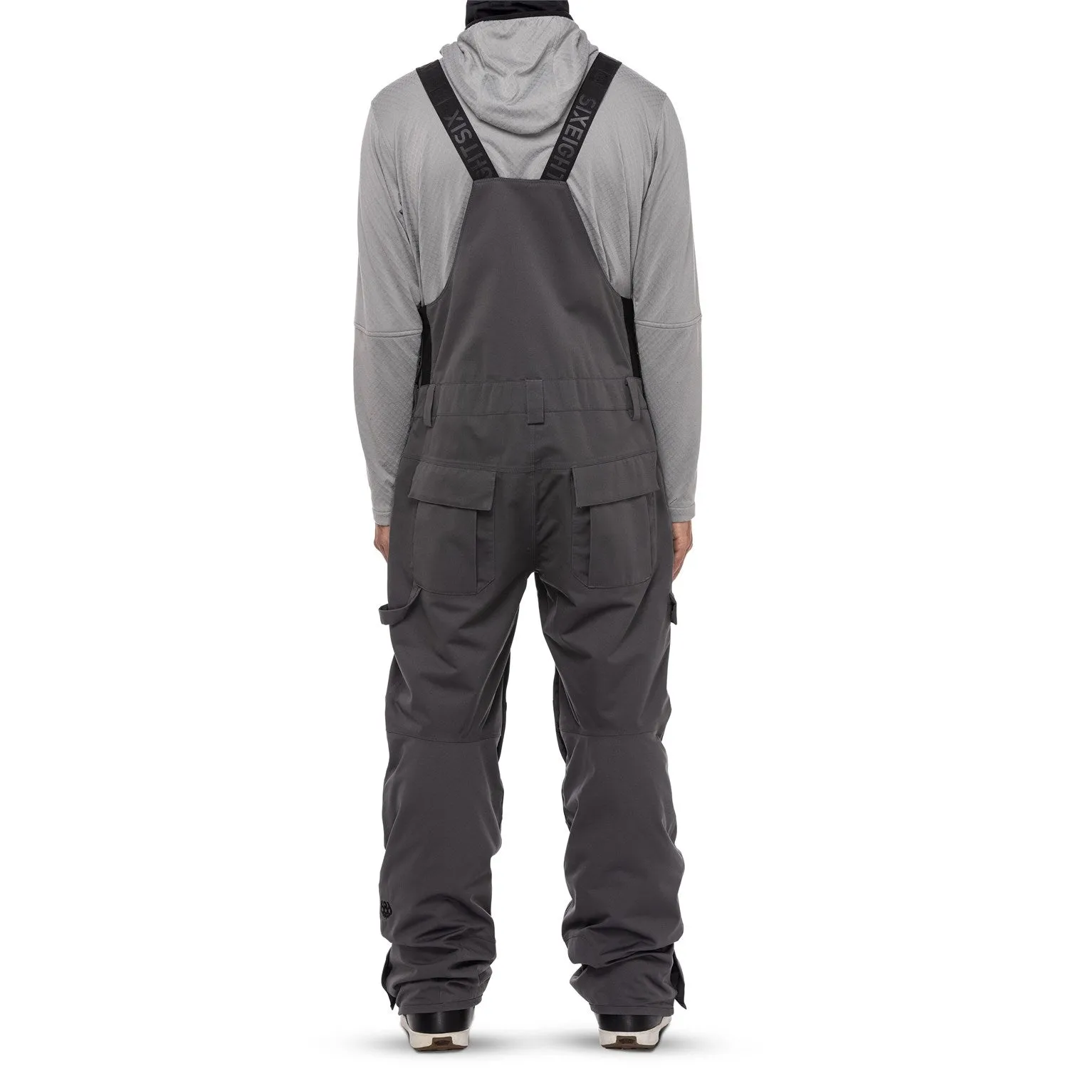 686 Hot lap Insulated Bib Pants Mens Charcoal