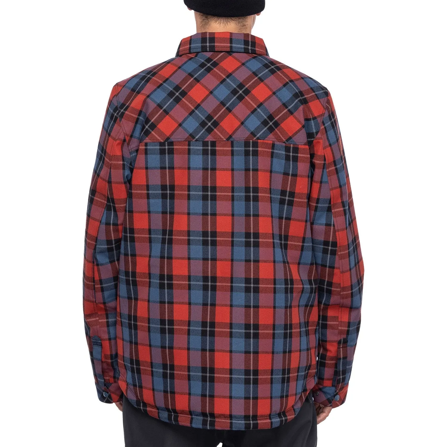 686 Woodland Insulated Jacket Mens Brick Red Plaid
