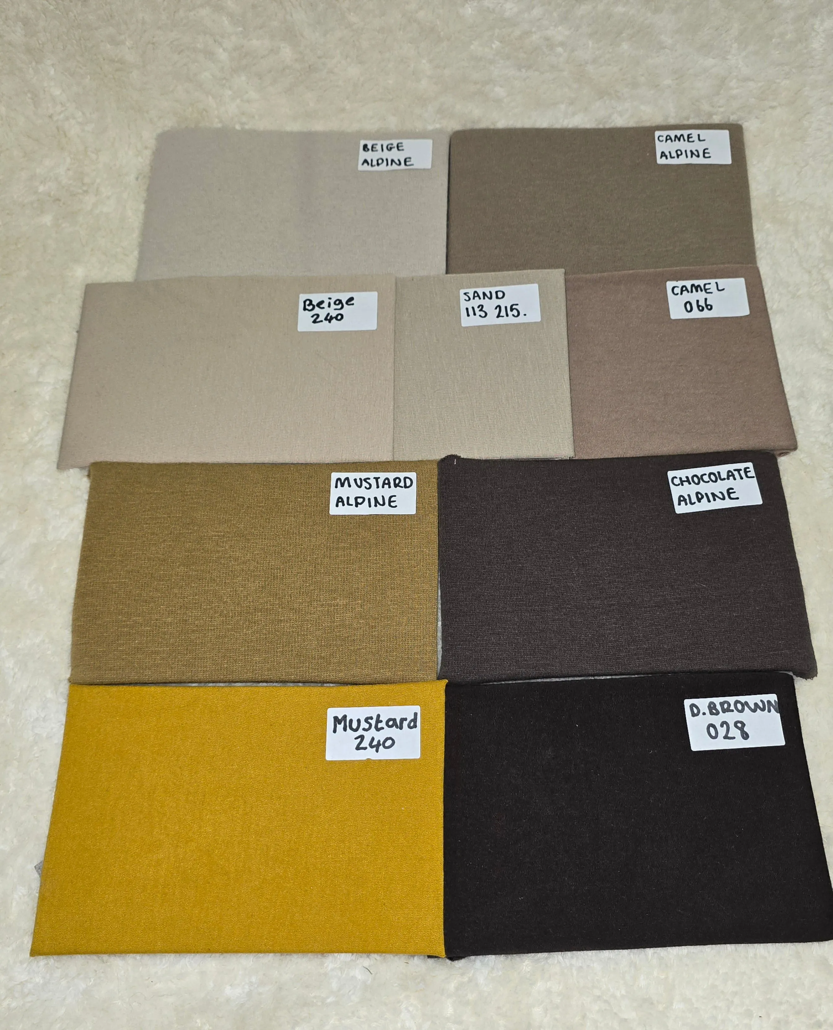 96CM DARK GREY REMNANT ALPINE FLEECE FABRIC