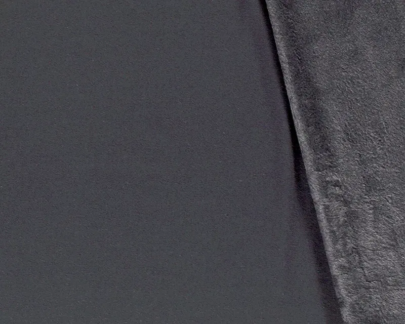 96CM DARK GREY REMNANT ALPINE FLEECE FABRIC