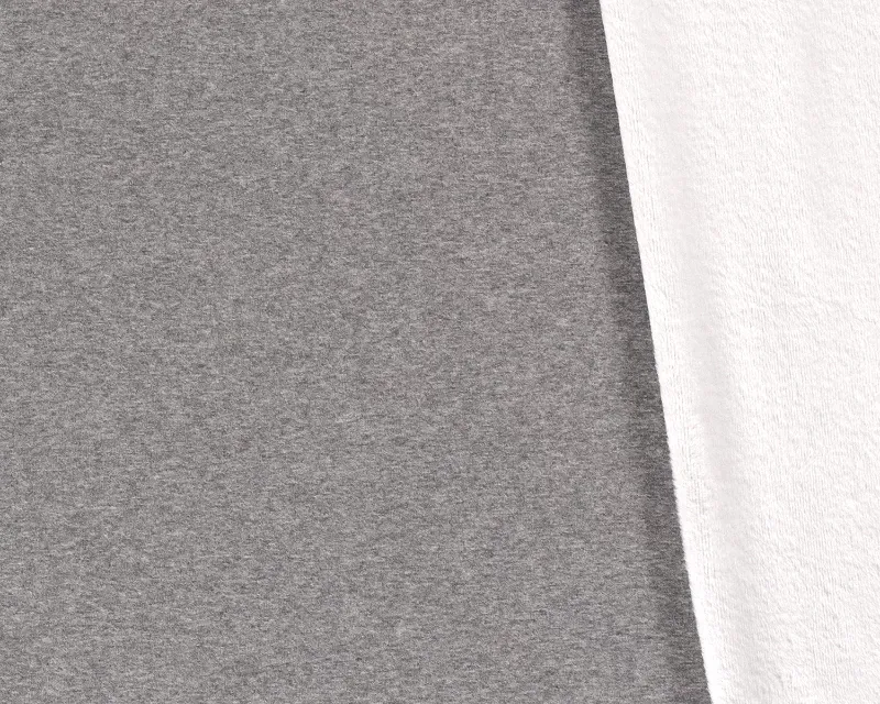 96CM DARK GREY REMNANT ALPINE FLEECE FABRIC