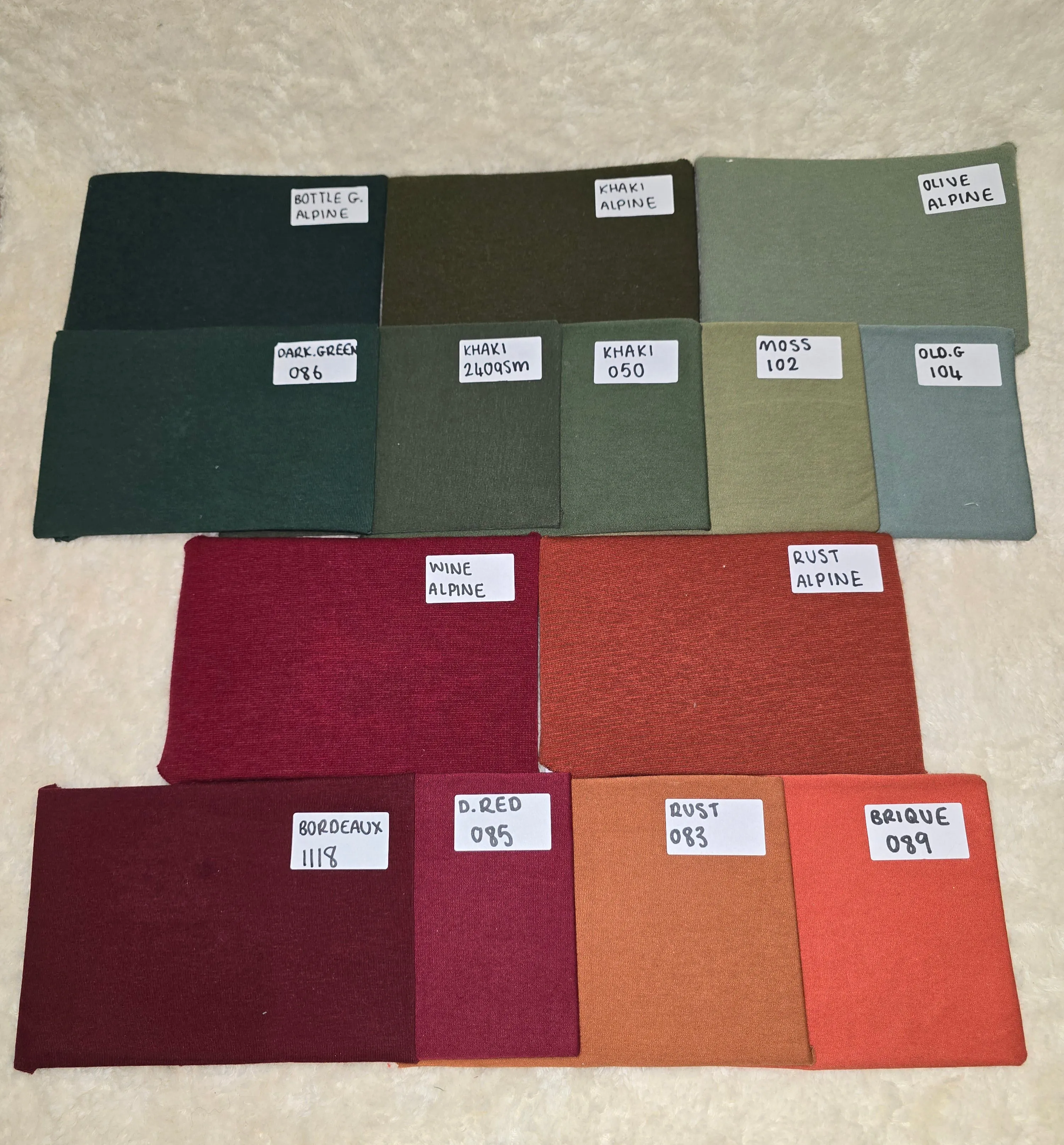 96CM DARK GREY REMNANT ALPINE FLEECE FABRIC