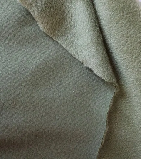 96CM DARK GREY REMNANT ALPINE FLEECE FABRIC