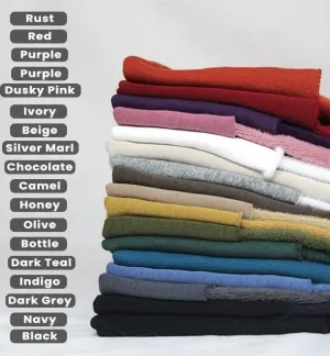 96CM DARK GREY REMNANT ALPINE FLEECE FABRIC