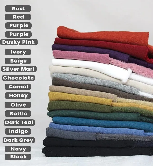 96CM DARK GREY REMNANT ALPINE FLEECE FABRIC