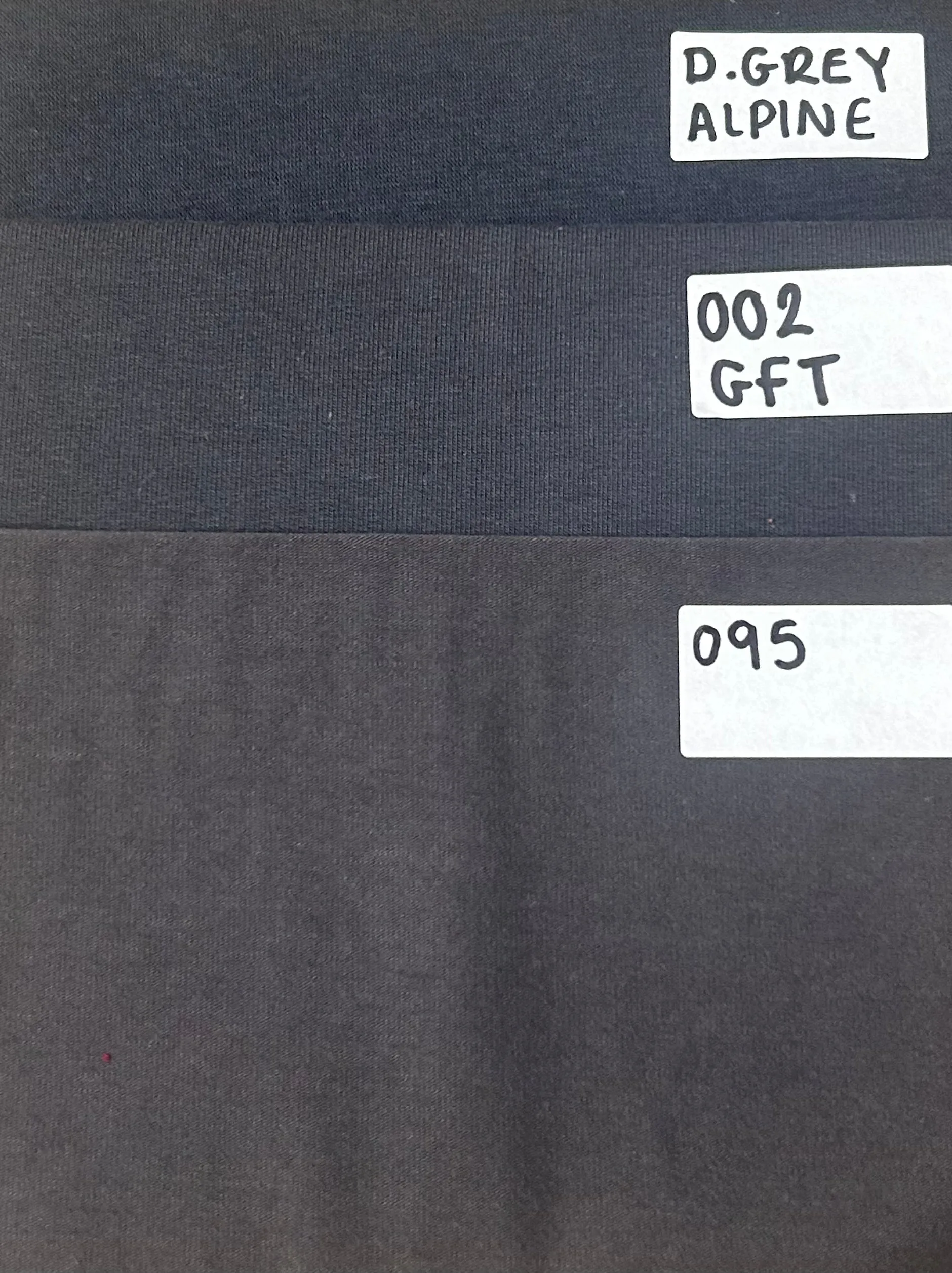 96CM DARK GREY REMNANT ALPINE FLEECE FABRIC