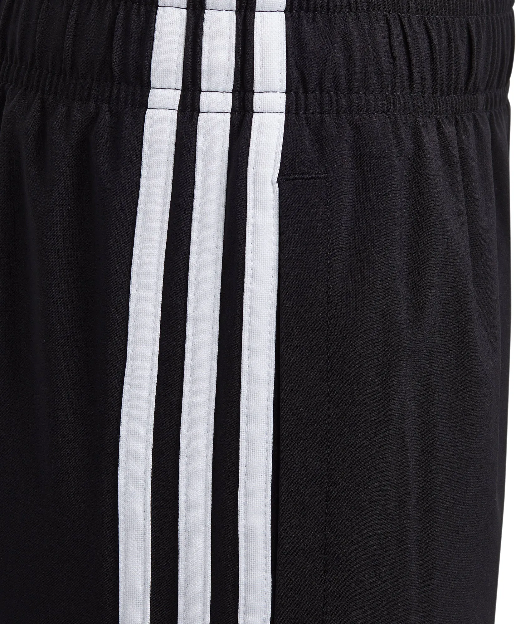 adidas Essentials 3 Stripe Woven Junior Track Pants - Black
