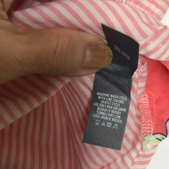 Aerie 3 piece pajama set pink salmon cotton