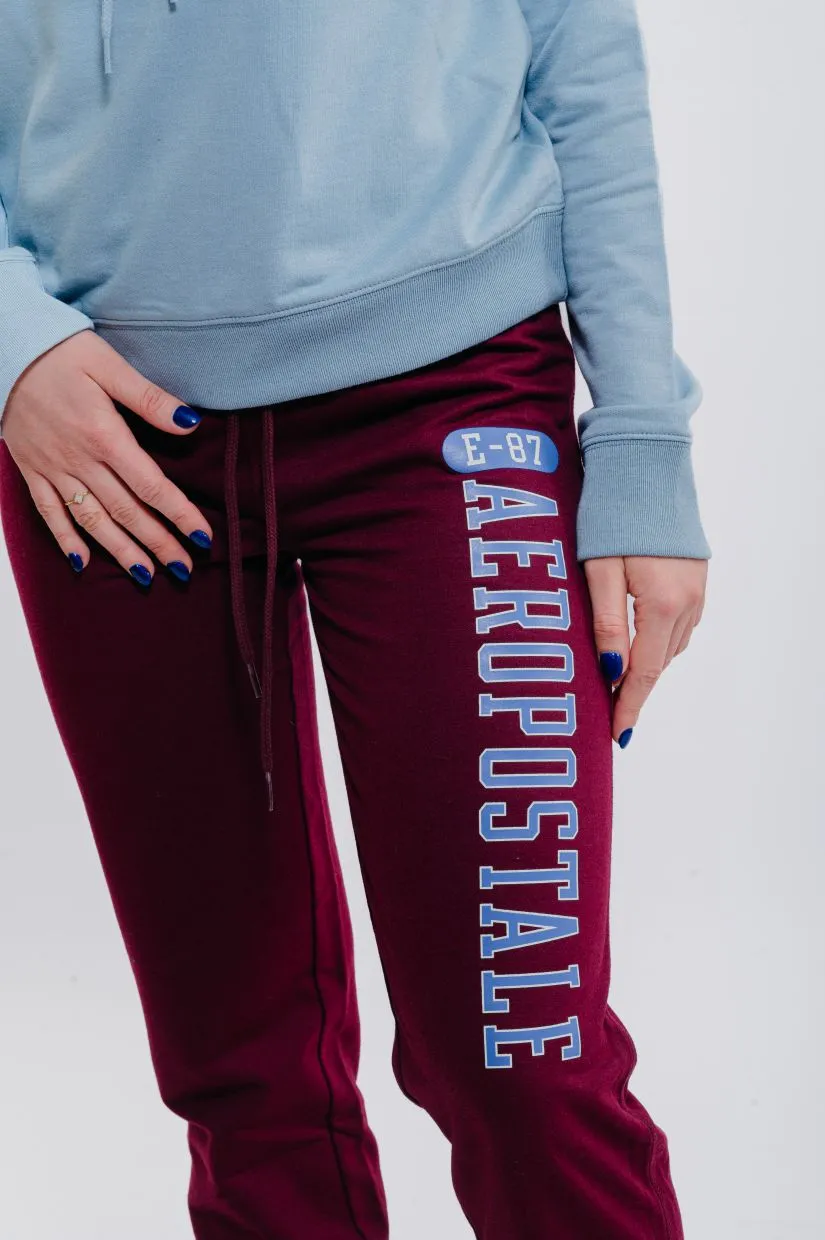 Aeropostale Block Letter Cinched Sweatpants