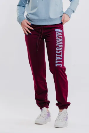 Aeropostale Block Letter Cinched Sweatpants