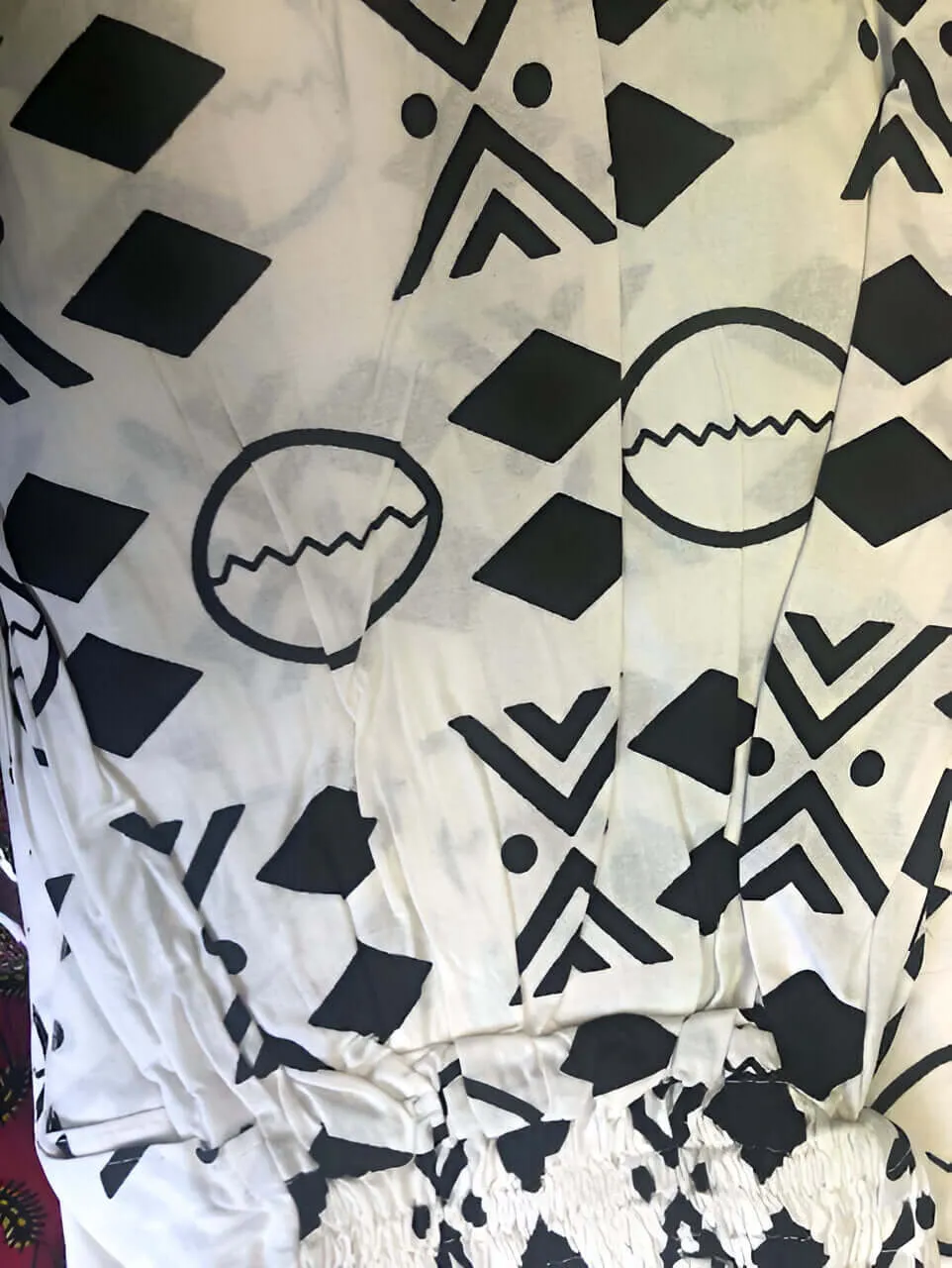 African Print Palazzo Pants with Side Pockets