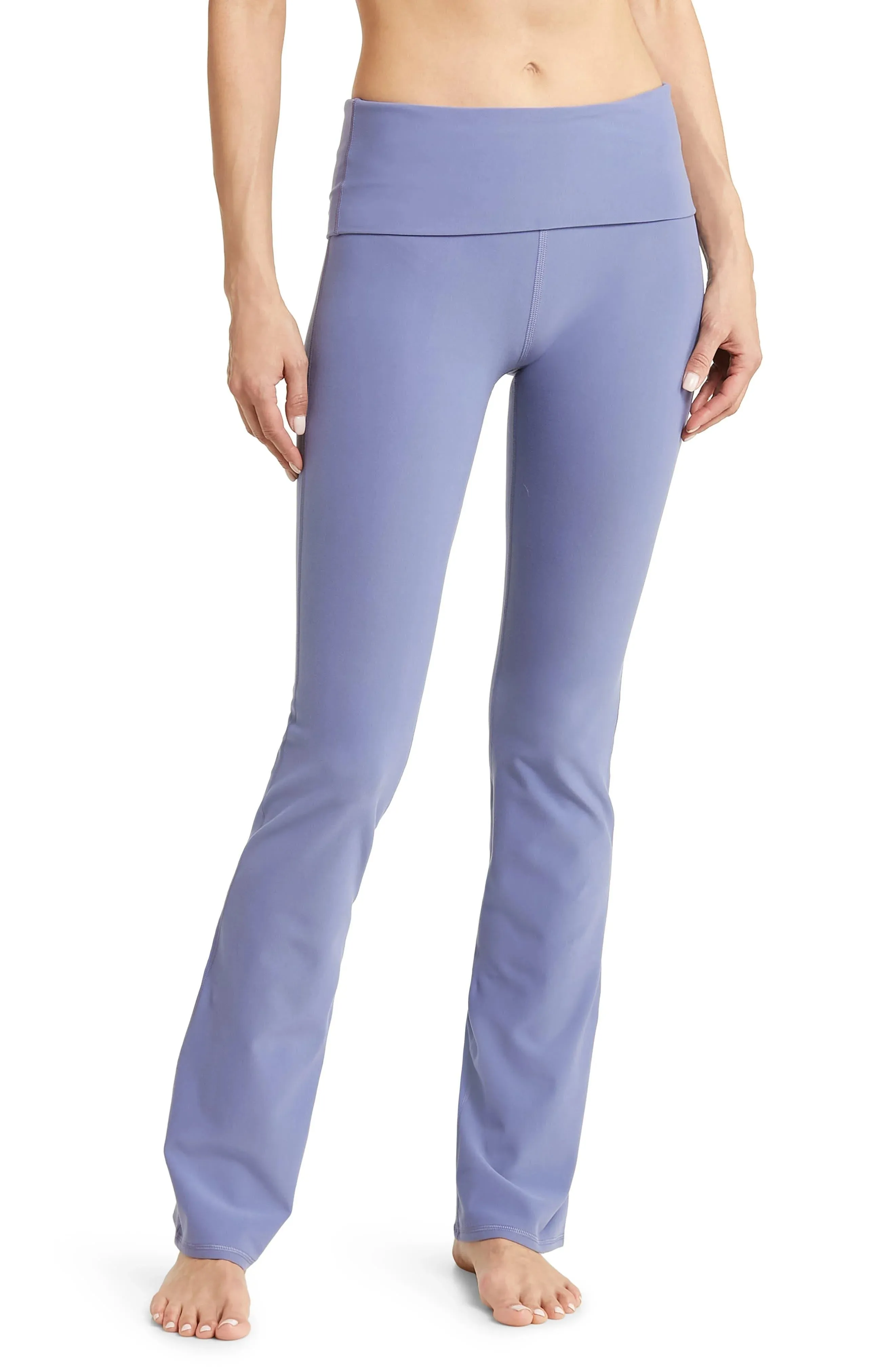 Alo Yoga Alosoft Low-Rise Foldover Bootcut Legging