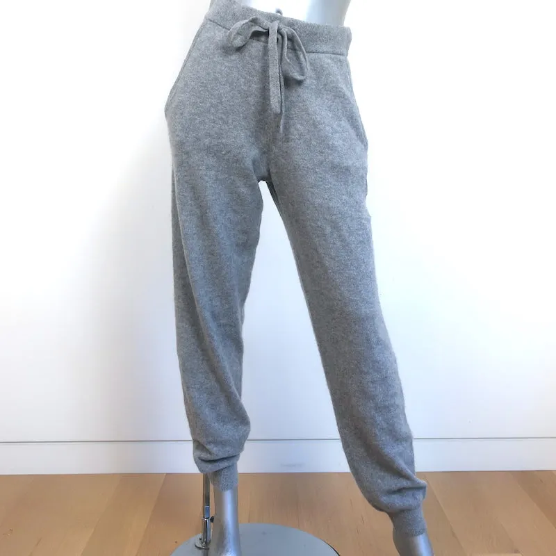 Alo Yoga Jet Set Hoodie & Pants Set Heather Gray Cashmere-Blend Size Medium