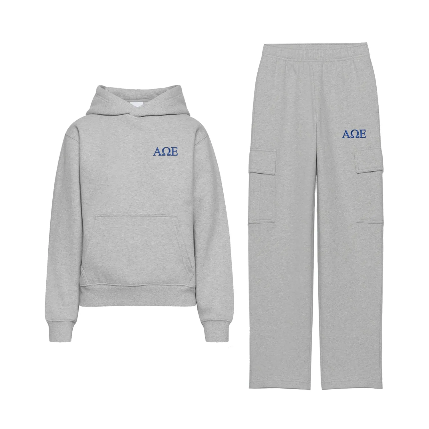 Alpha Omega Epsilon Fave Fit Hoodie & Cargo Pant Set