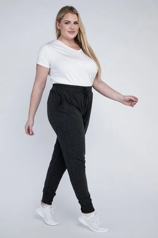 Ambiance Plus-Size Jogger Pants