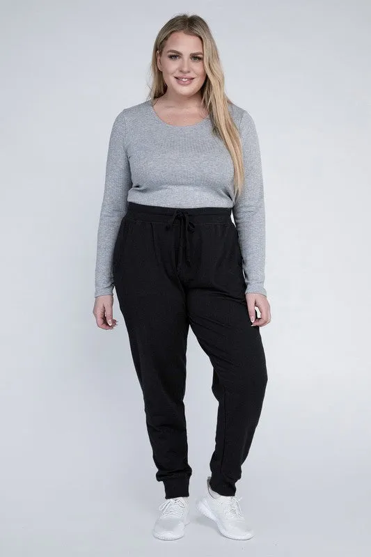 Ambiance Plus-Size Jogger Pants