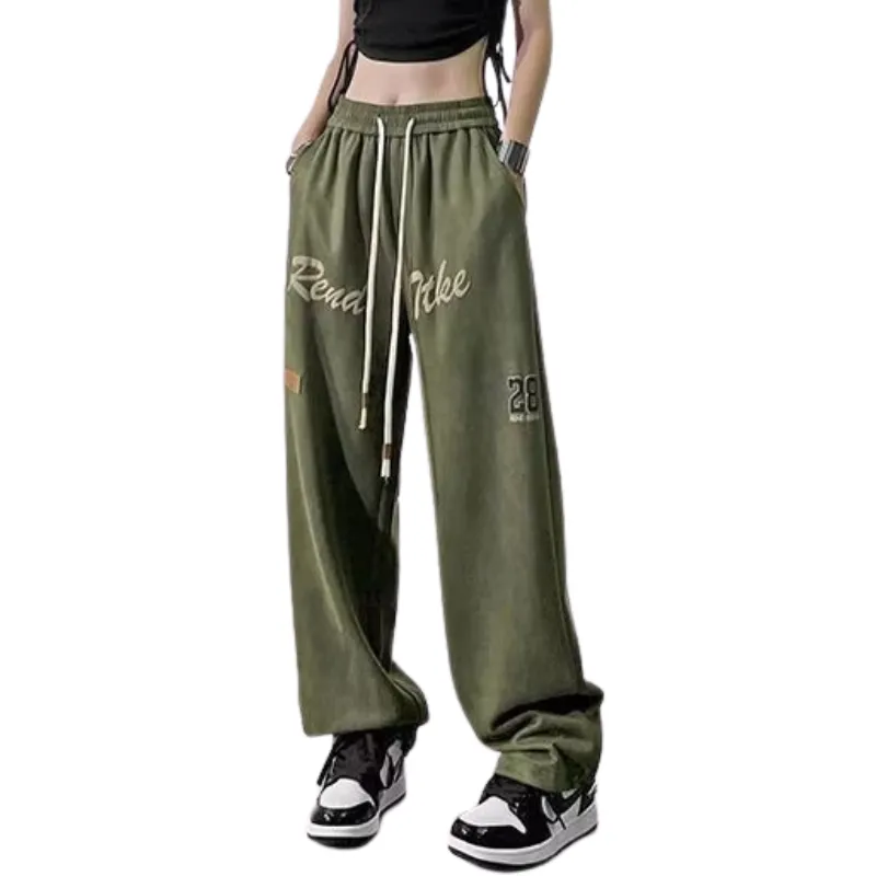 American Retro Street Drawstring Sweatpants