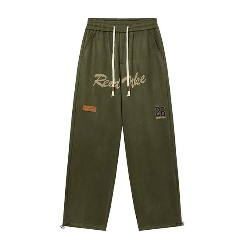 American Retro Street Drawstring Sweatpants