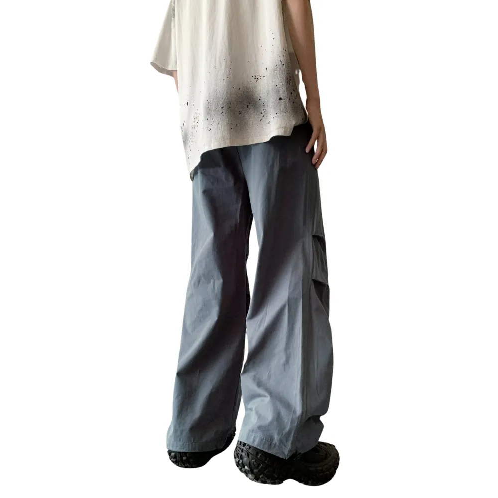 American Solid Color Drawstring Sweatpants