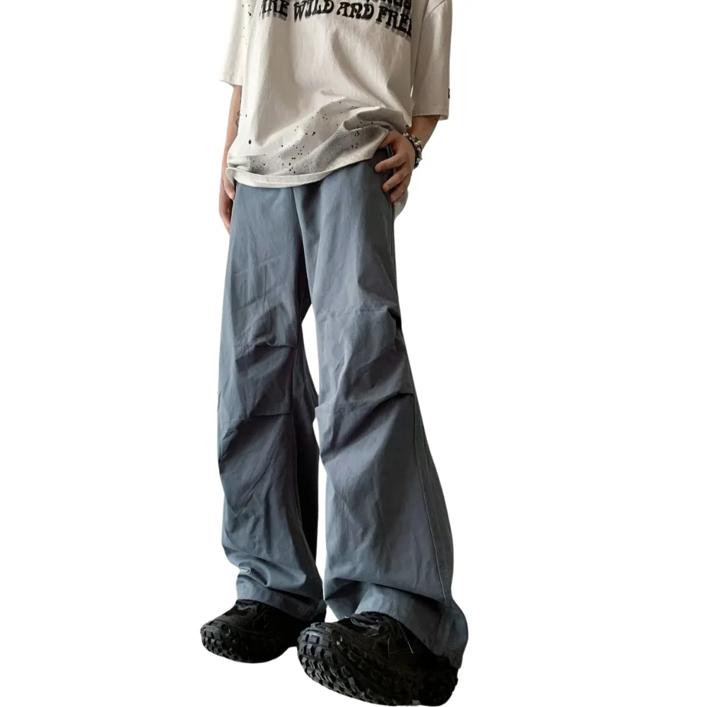 American Solid Color Drawstring Sweatpants