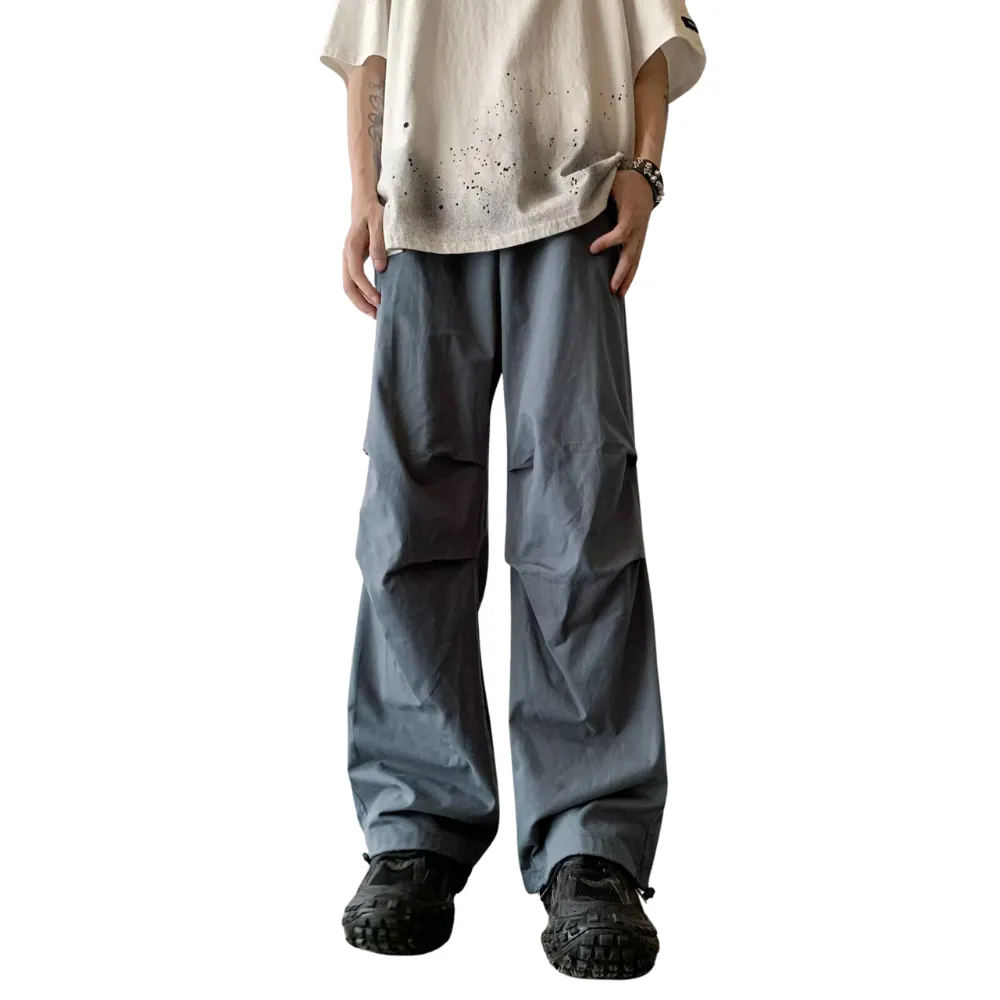American Solid Color Drawstring Sweatpants
