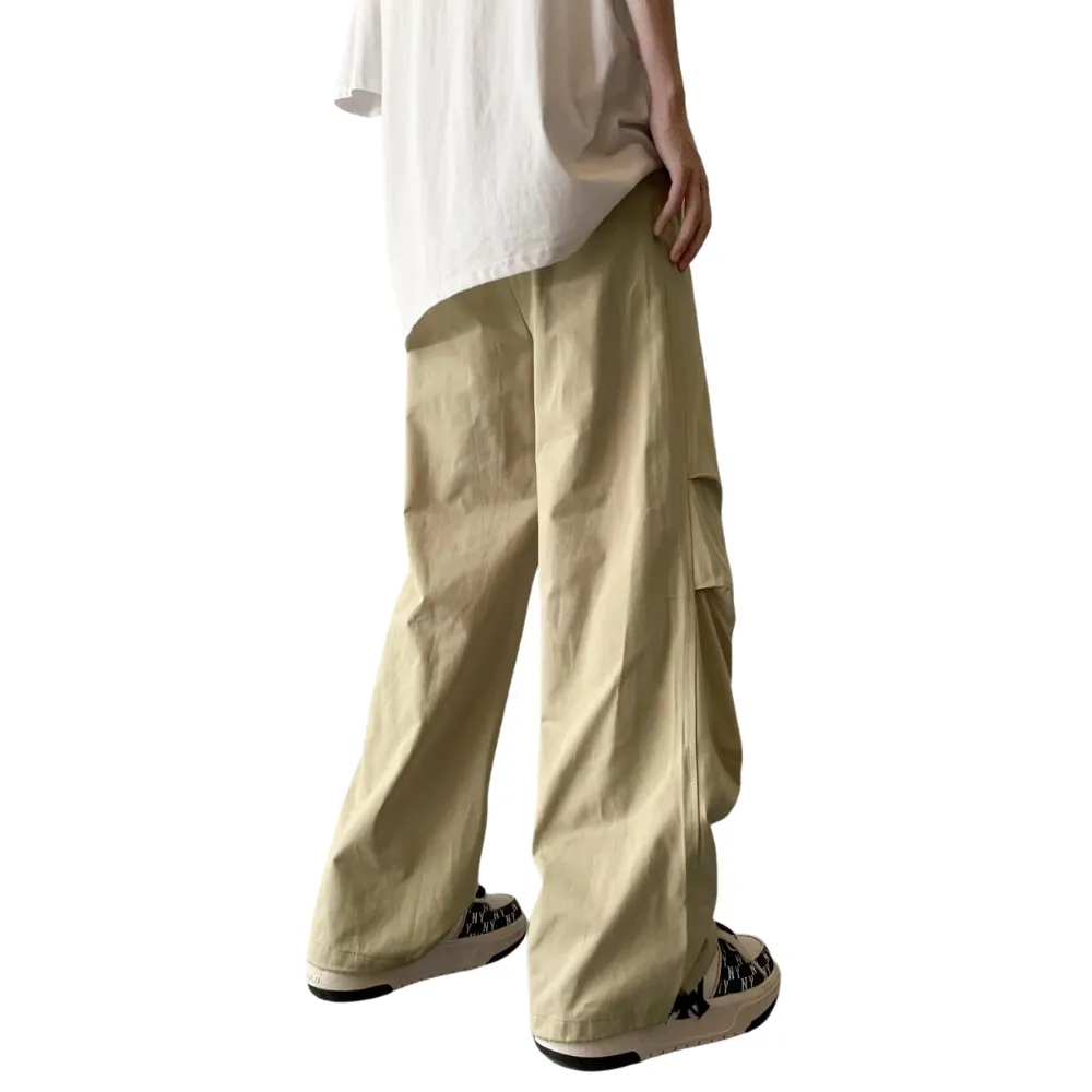 American Solid Color Drawstring Sweatpants