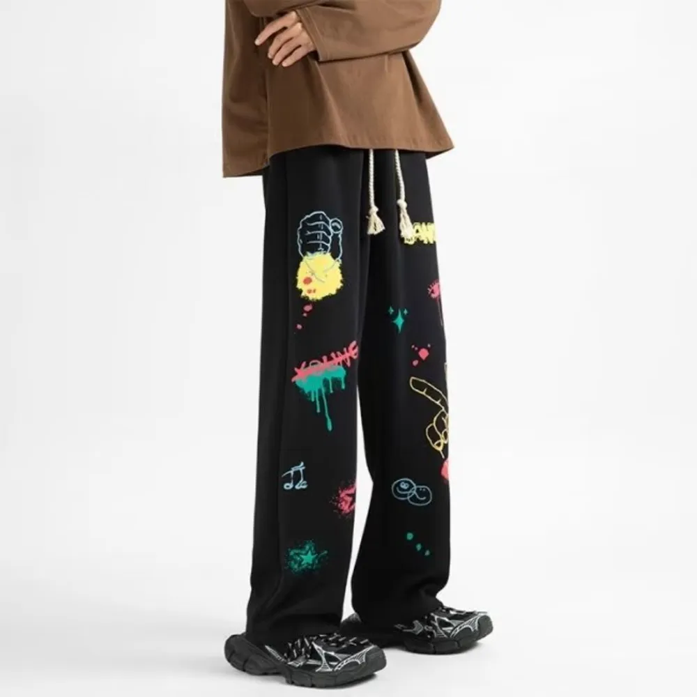 American Street Bold Graffiti Sweatpants