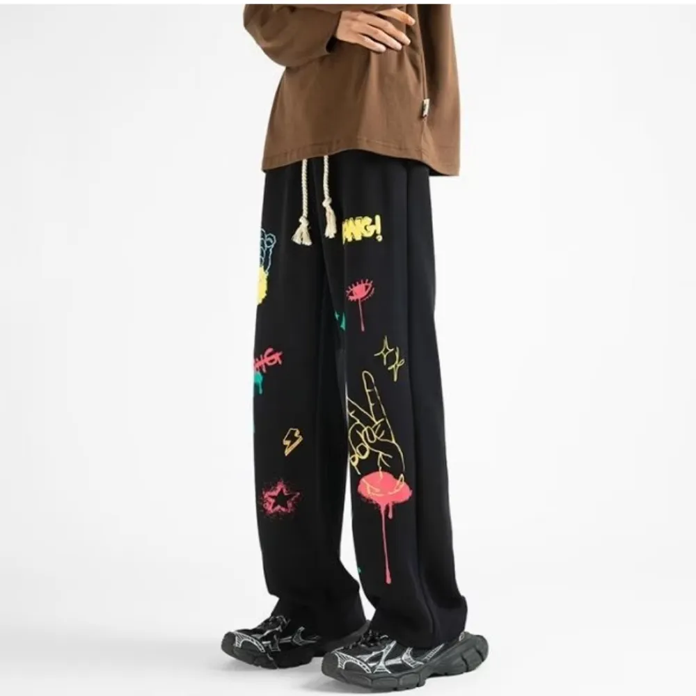American Street Bold Graffiti Sweatpants