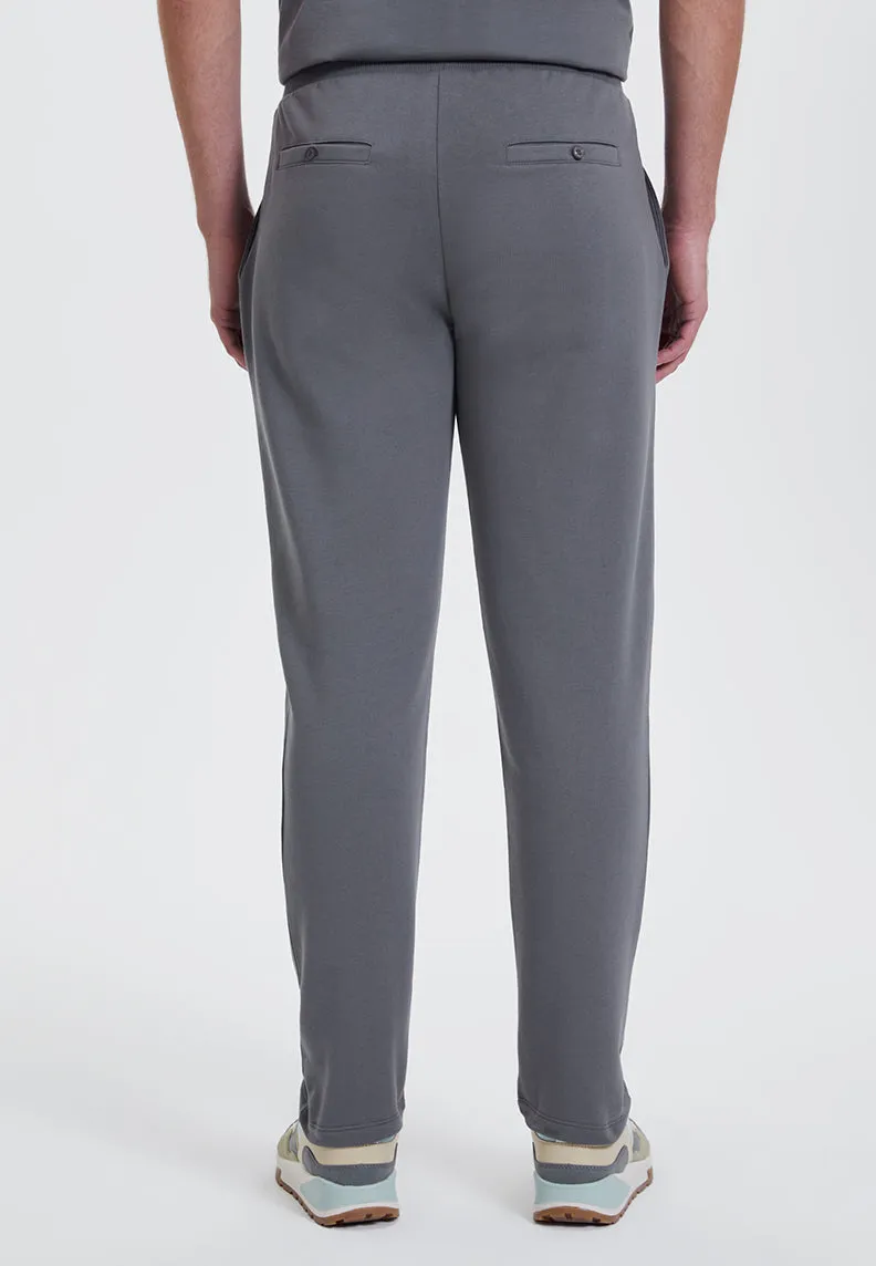 Antrasit Basic Pamuklu Regular Fit Düz Paça Erkek Eşofman Altı CORE SWEATPANTS