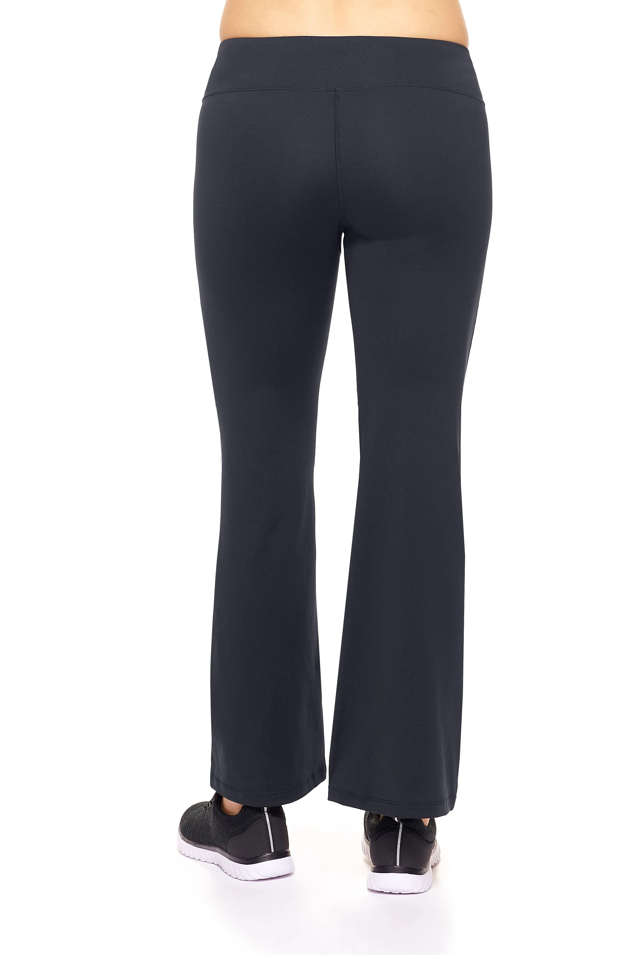 AQ1032 Mid-Rise Bootcut Leggings