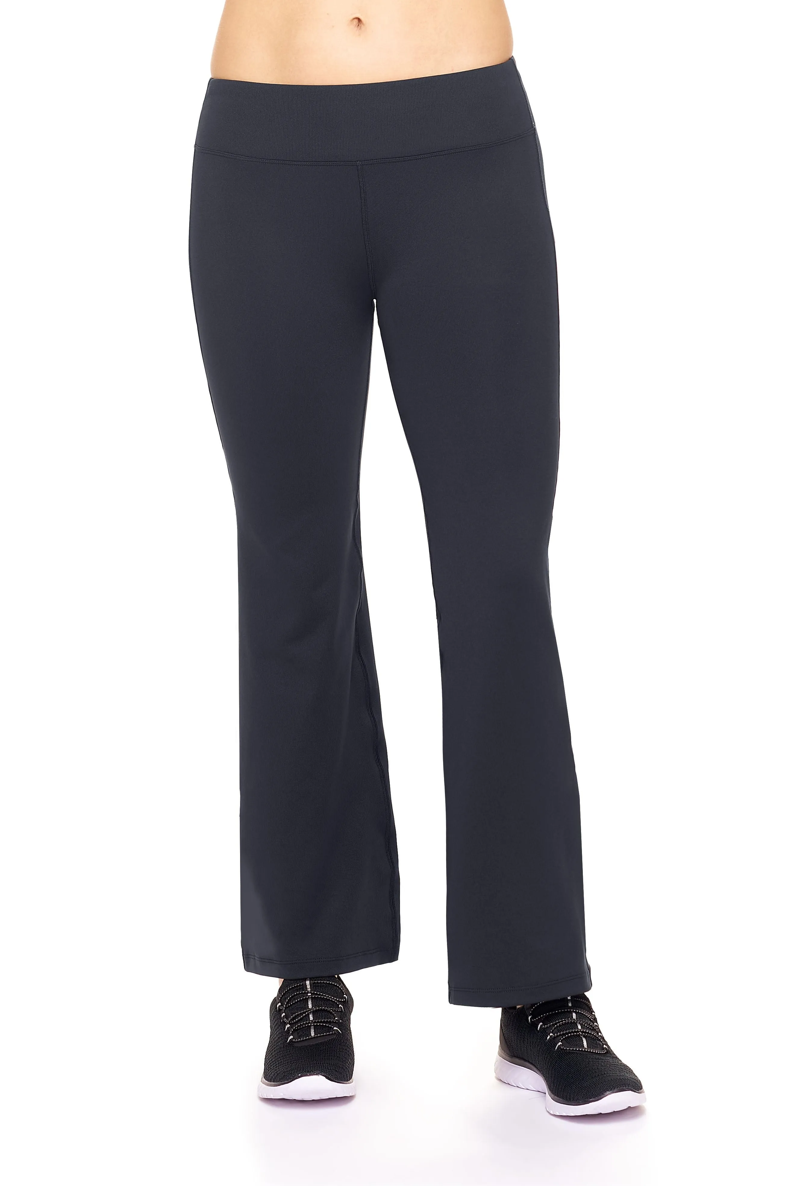 AQ1032 Mid-Rise Bootcut Leggings