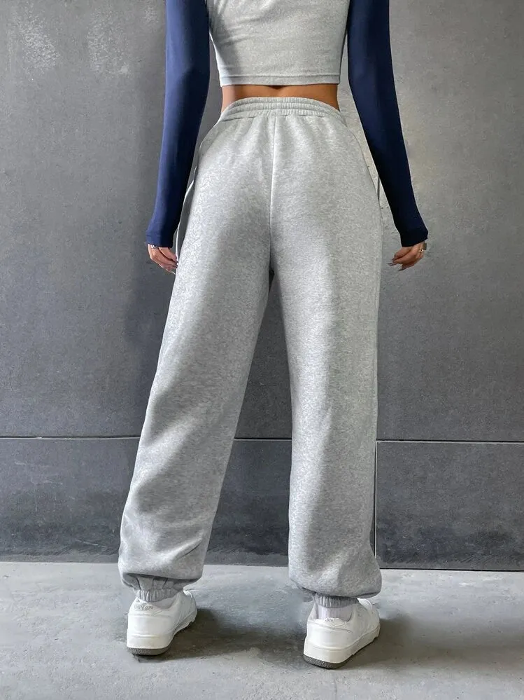 Artistic Skull Graphic Sweatpants with Edgy Waist  Limited Edition