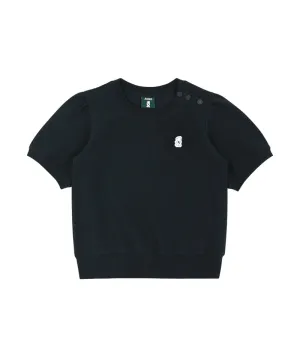AVEN Puff Sleeve Sweatshirt - Navy