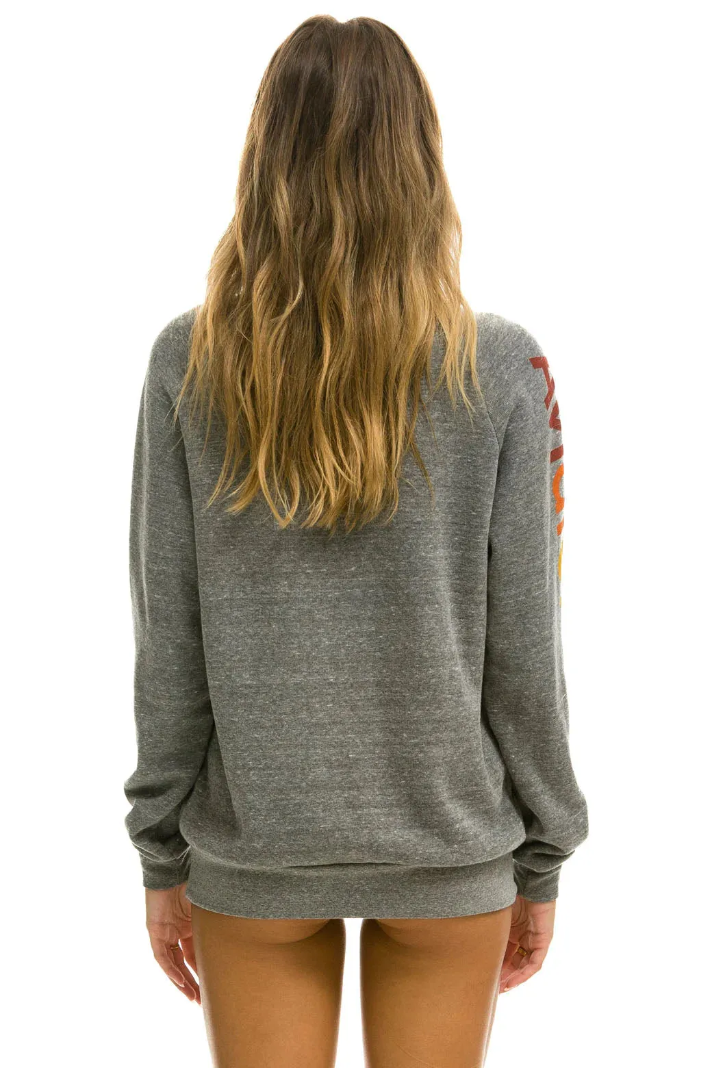 Aviator crew sweatshirt - heather grey