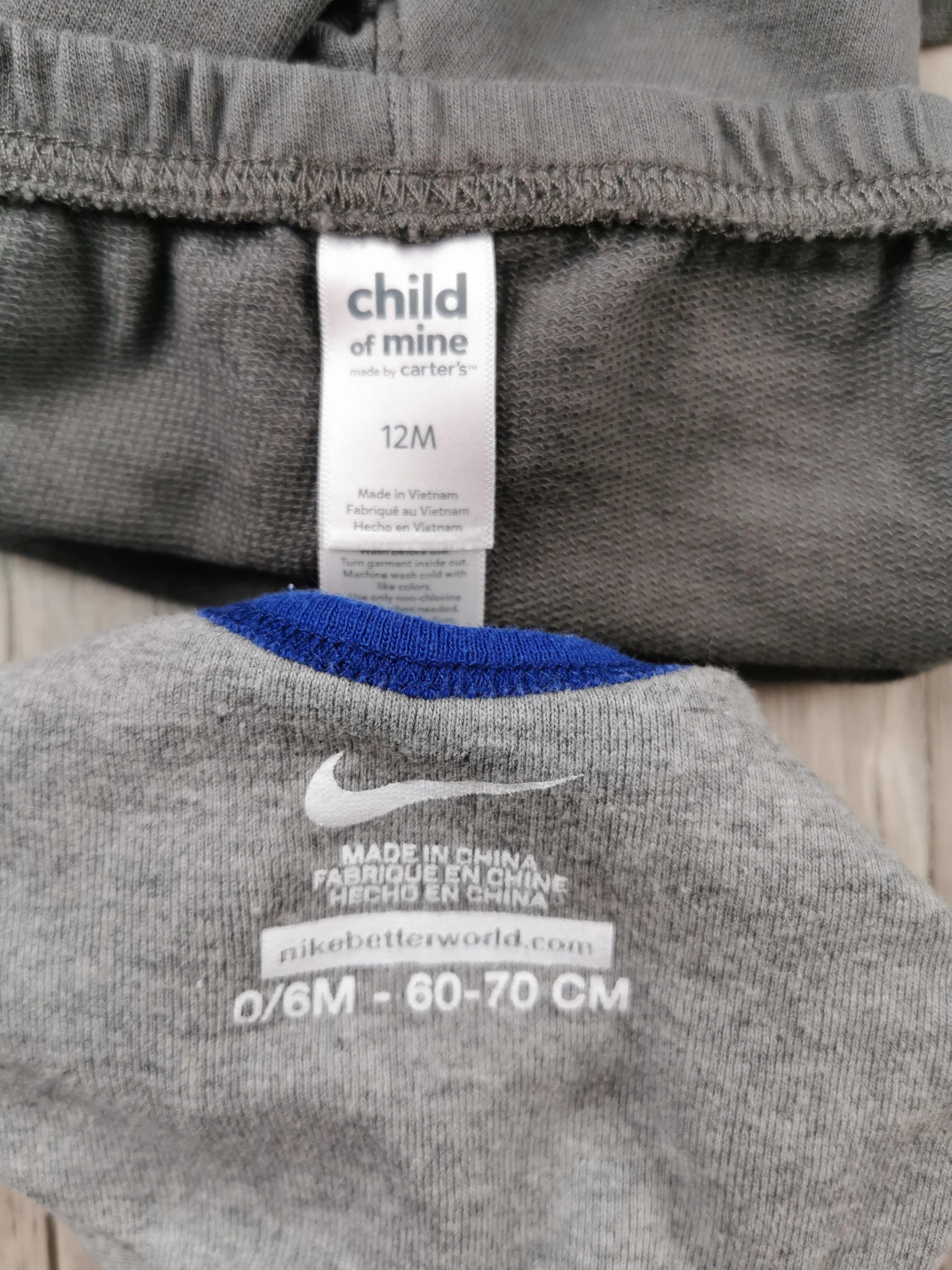 BABY BOY SIZE 6/12 MONTHS - 2 Piece Mix N Match Outfit EUC B7