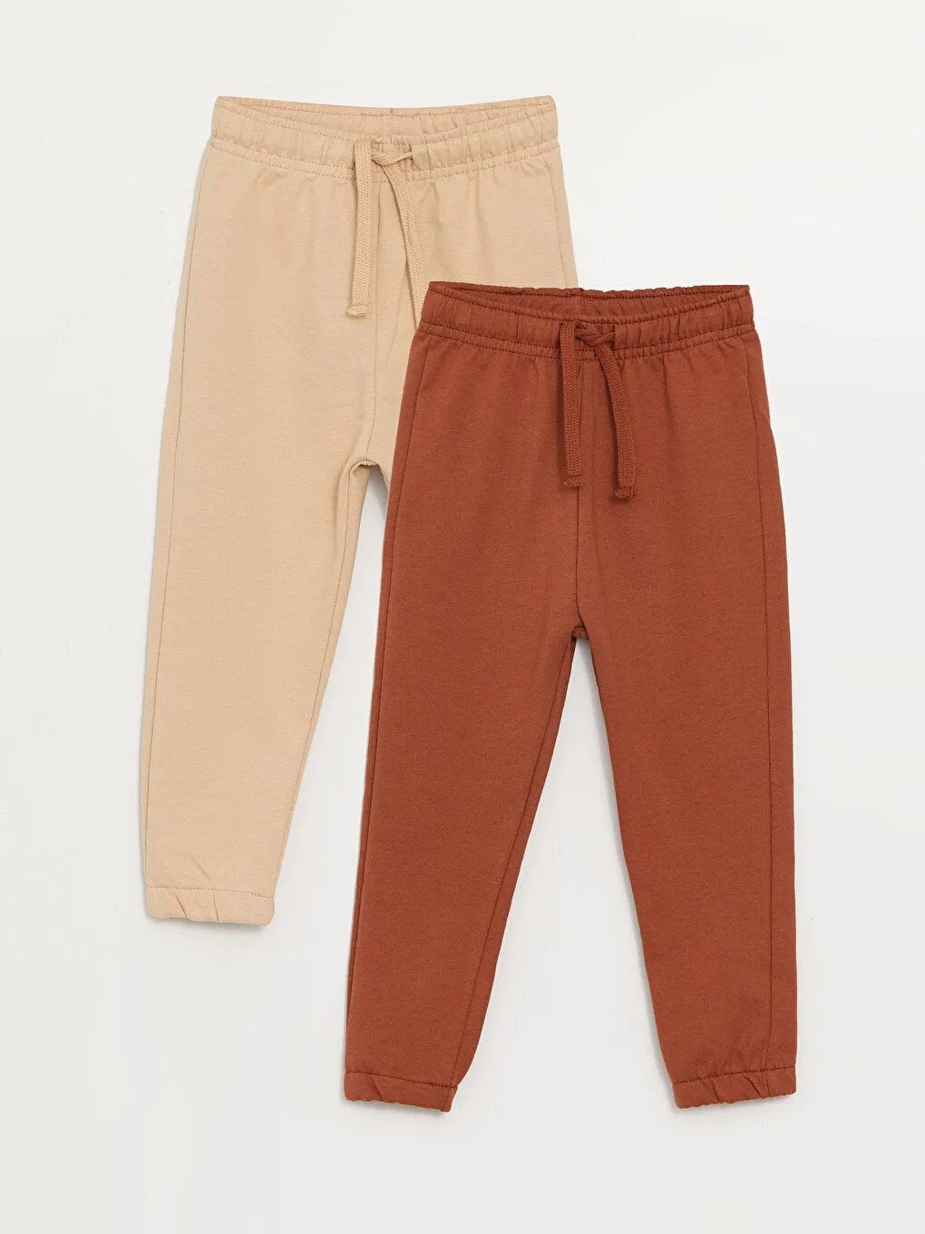 Baby Boy Sweatpants With Elastic Waist, Pack Of 2